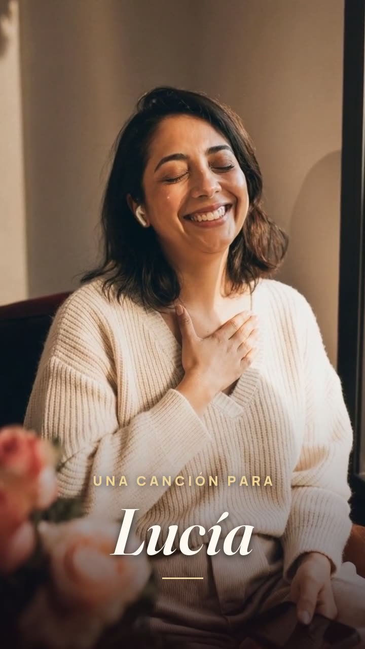 Vídeo con fotos y la letra de la canción: «Una canción para Lucía»